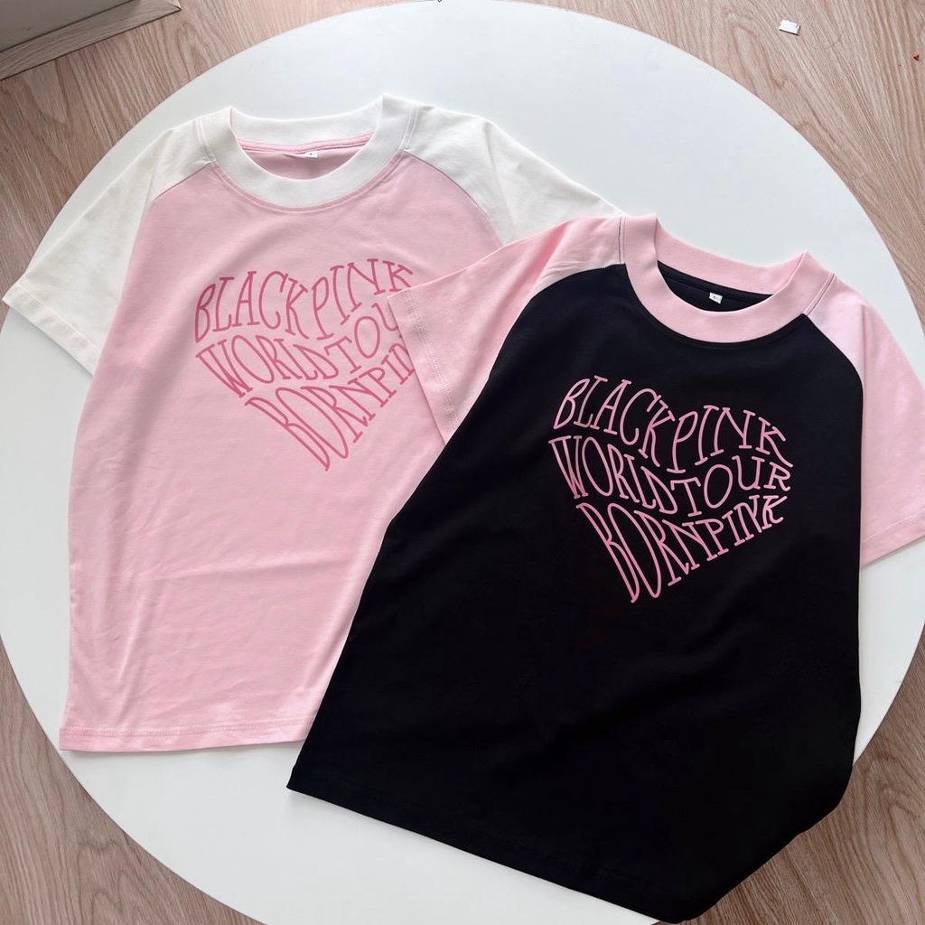 Baby tee Blackpink word tour áo thun form vừa