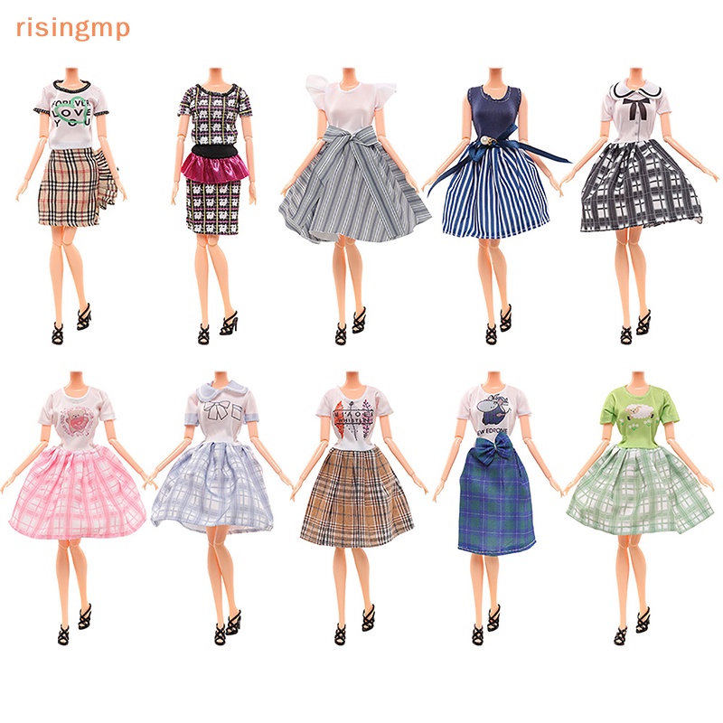 1 Đầm Ngắn Thời Trang Mùa Hè Cho Búp Bê Dài 30cm