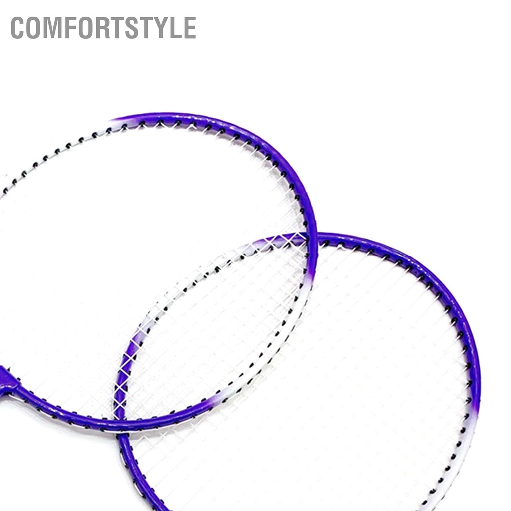 Comfortstyle Vợt Cầu Lông 2 Người Chơi Siêu Nhẹ Chia Tay Cầm Hợp Kim Sắt Bộ Cho Trẻ Em Mới Bắt Đầu cxmin05.vn