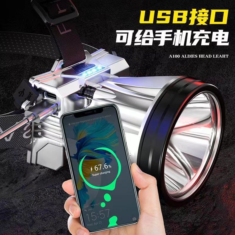 Đèn Pha LED Bỏ Túi Siêu Sáng Ánh Sáng Trắng / Vàng Siêu Sáng Có Thể Sạc Lại Tiện Dụng Cho Gia Đình