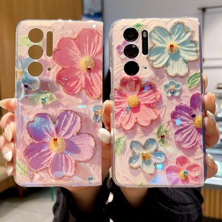 Ốp điện thoại họa tiết hoa sang trọng cho oppo find n oppo find n