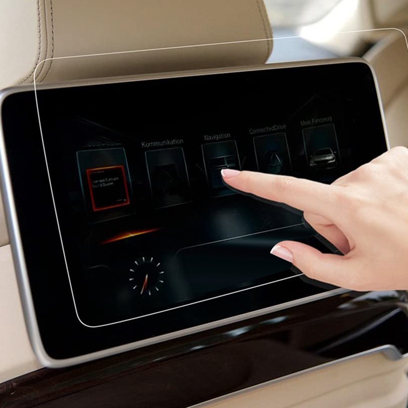 1 cái phim màn hình tv cho ghế sau -bmw 7 series mới / x5 x6 / 5 series, tựa đầu ghế sau màn hình tv phim kính cường lực