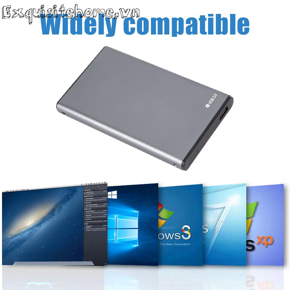 2.5in hdd vỏ ngoài cắm và chạy hợp kim nhôm cho pc / desktop / laptop