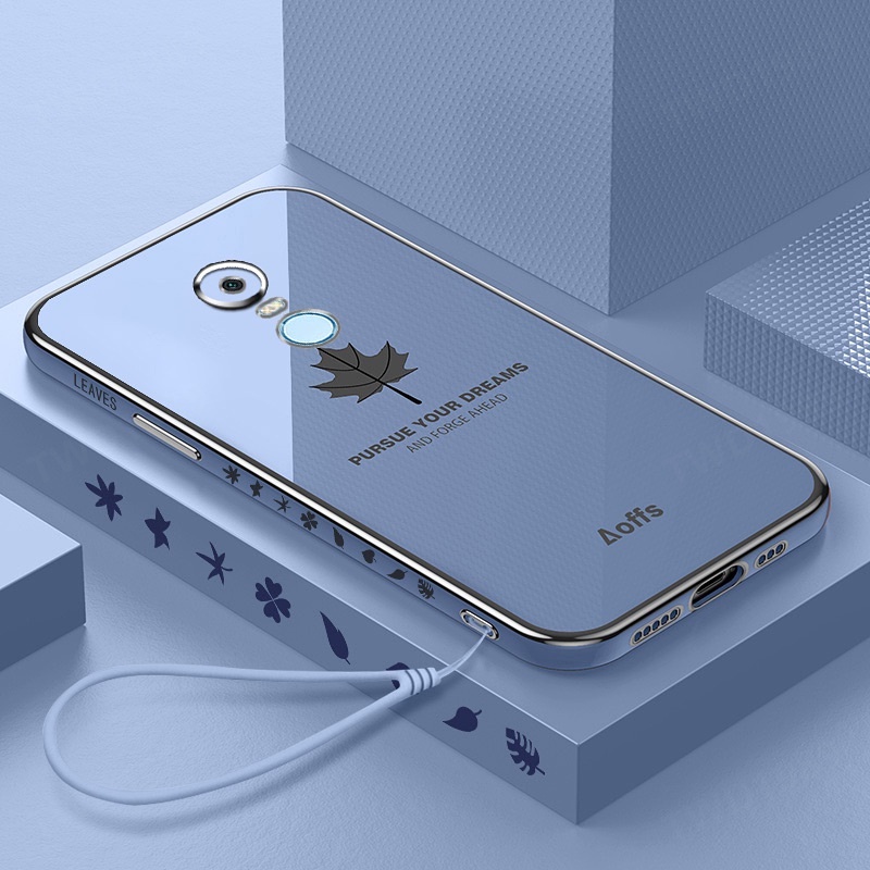 Ốp Lưng Redmi 5 Plus Mềm Chống Sốc Họa Tiết Lá Phong Cho Ốp Điện Thoại Redmi 5 Plus