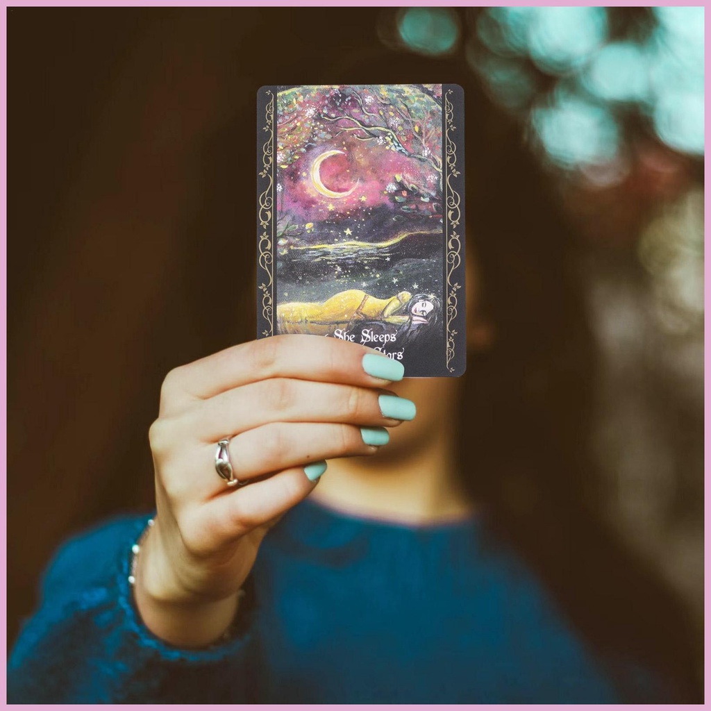 Bói toán tarot cards solitary witch oracle board game công cụ bói toán 45 cái phiên bản tiếng anh mysterious shinvn shinvn