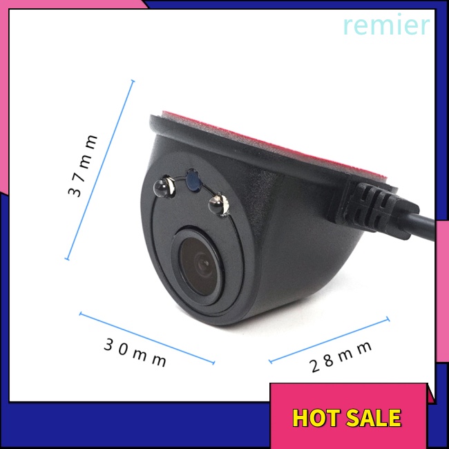 Re wifi car camera dự phòng không dây hd góc rộng máy quay phim nhìn ban đêm camera lùi phía sau / phía trước