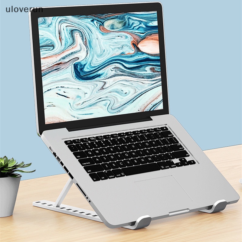 Uloverun portable laptop stand có thể điều chỉnh notebook stand cho foldable laptop holder base vn