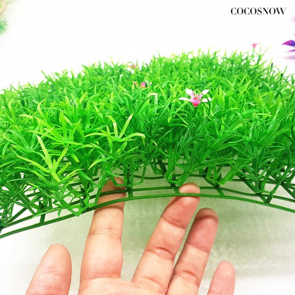 Nhà máy nước nhân tạo xanh bể cá bể cá trang trí bãi cỏ thực tế