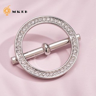 MKEB cài khăn choàng MKEB bạc thời trang ngọt ngào