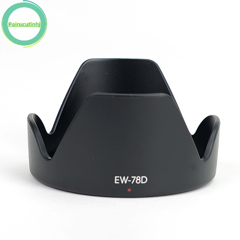 Ống kính máy ảnh pairhj ew-78d ew78d 72mm hood cho máy ảnh ống kính canon ef-s 18-200mm f / 3.5-5.6 is, ef 28-200mm f / 3.5-5.6 usm vn