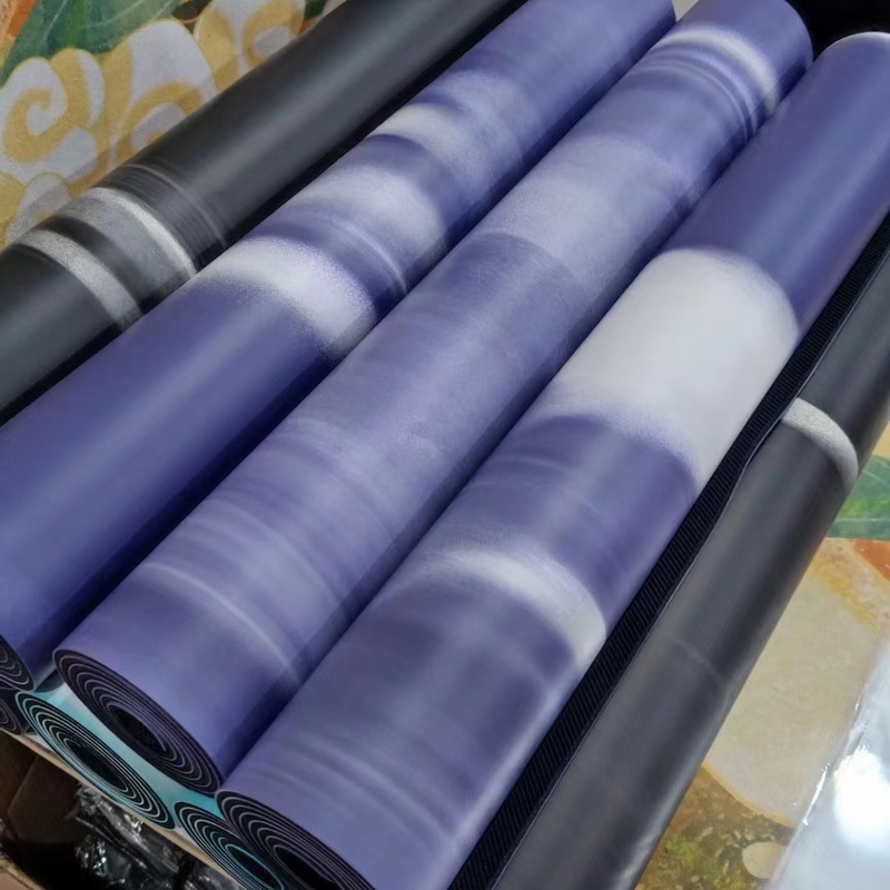 Thương hiệu LULU PU Yoga Mat cao su thiên nhiên chống trơn thấm mồ hôi Yoga Mat ngụy trang nhiều màu cao cấp Gym Mat