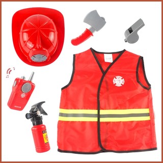 Trang phục lính cứu hỏa cho trẻ em lính cứu hỏa giả vờ đóng vai dress up kit giả vờ lính cứu hỏa trang phục với bhsydvn