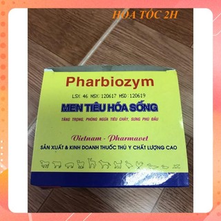 [ Bán sỉ ] HỘP 25 GÓI MEN TIÊU HÓA SỐNG