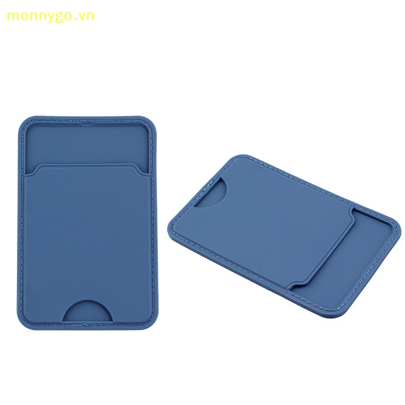 Monnygo bán chạy điện thoại di động silicone điện thoại di động mặt sau dán chủ thẻ đặt xe buýt kiểm soát truy cập id thẻ ngân hàng dán trong túi vn