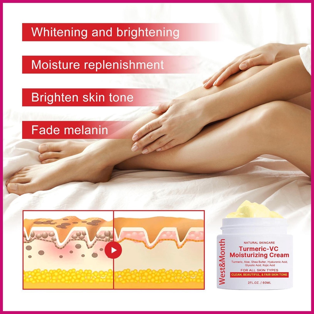 Kem làm sáng da trị thâm nách 60ml kem làm sáng da nghệ với vitamin c cho vùng kín làm sáng da mặt wsdvn