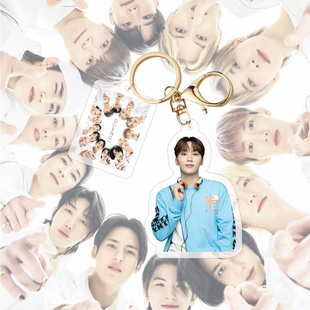 Kpop seventeen album mới acrylic keychain bag phụ kiện quyến rũ