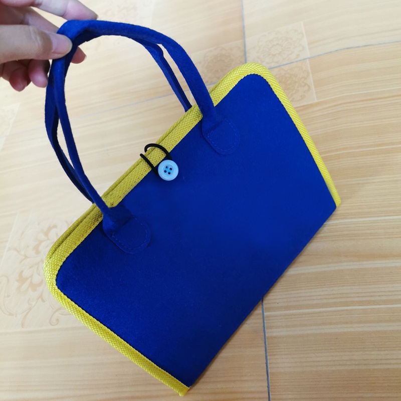 Trẻ em montessori busy board toy kids felt dressing learning life skills đồ chơi giáo dục sớm