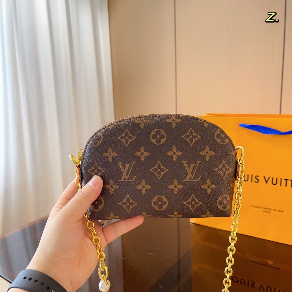 L-mini shell coin purse túi đeo vai nữ túi đeo chéo