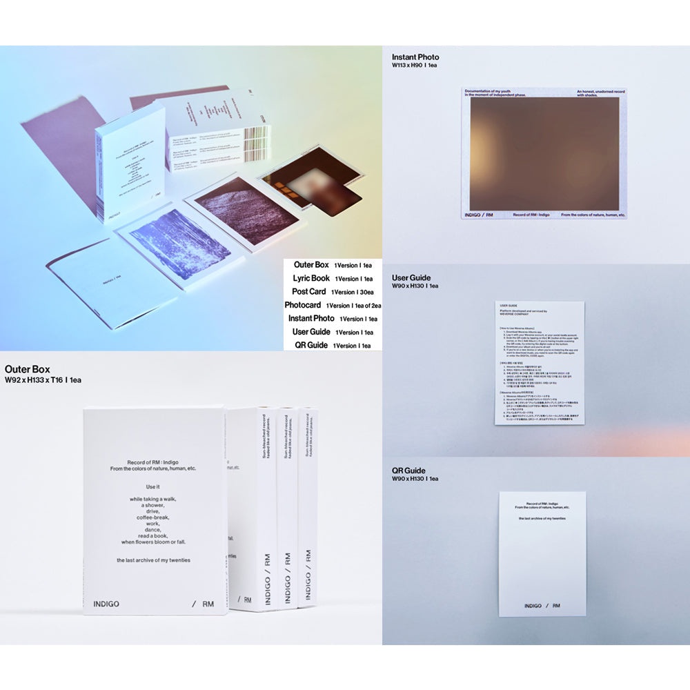 BTS RM - Indigo Album