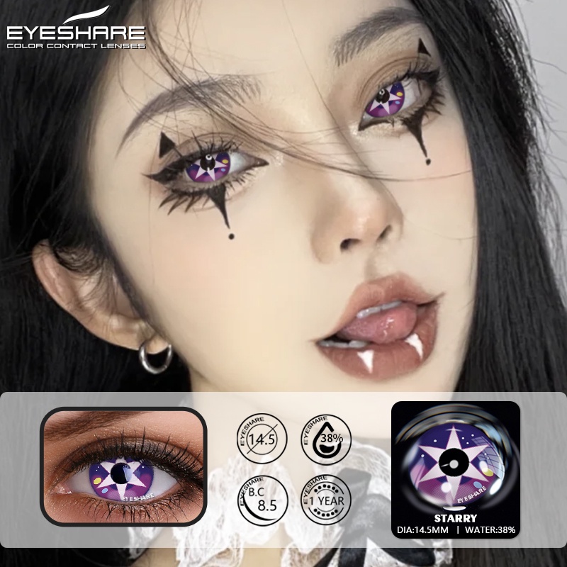 Eyeshare Mỹ Phẩm Trang Điểm Ống Kính genshin 1 14.5mm Mềm Mại Dùng Hóa Trang Hàng Ngày