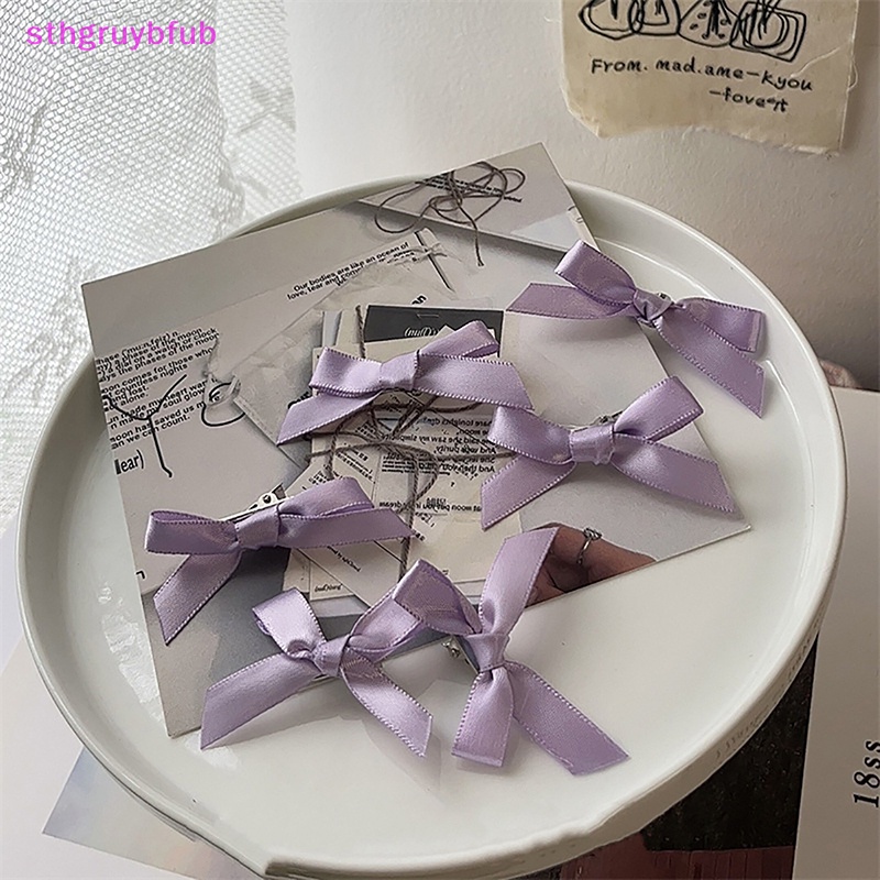 Sthb 5 cái / bộ kẹp tóc nơ nhỏ cho bé gái mùa hè dễ thương ngọt ngào tóc mái kẹp mini nơ cài tóc mũ nón phụ kiện tóc cho trẻ em vn