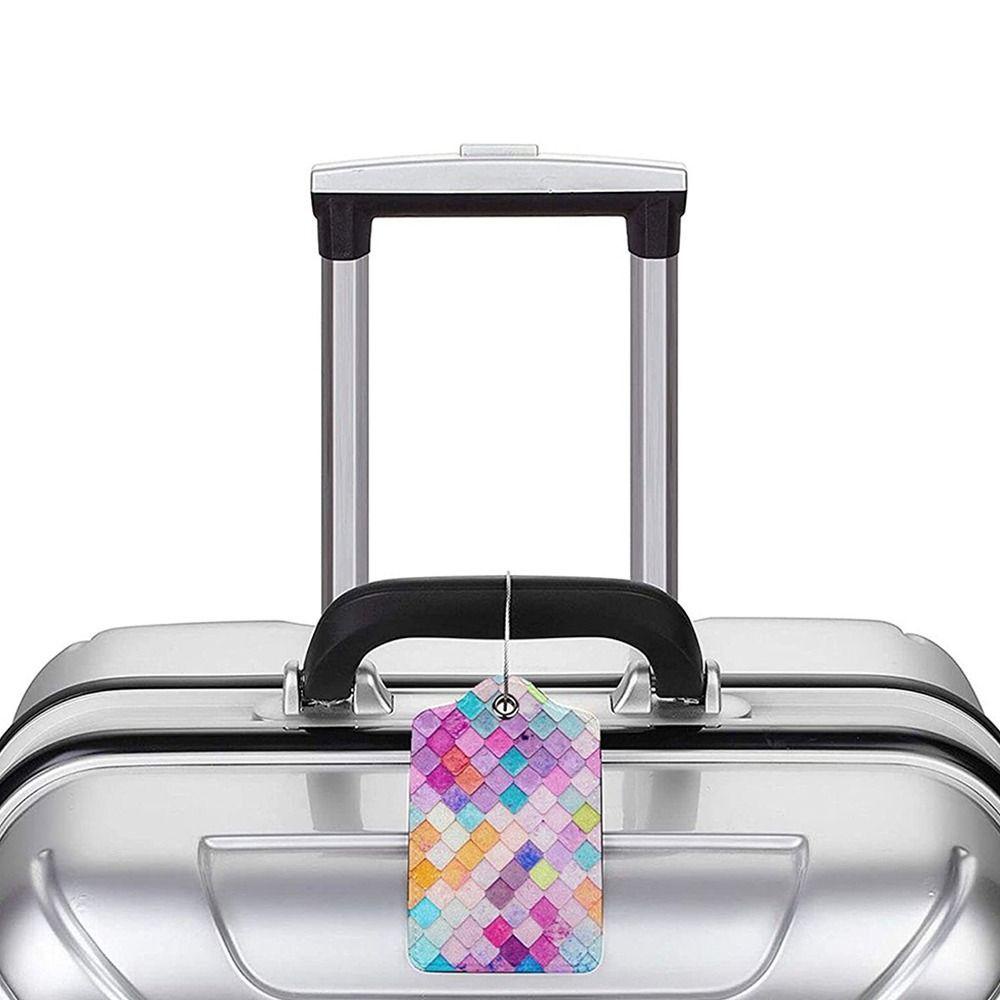 Thẻ Ghi Thông Tin Hành Lý Bằng pu Sáng Tạo Có Thể Tái Sử Dụng Cho Nam Và Nữ