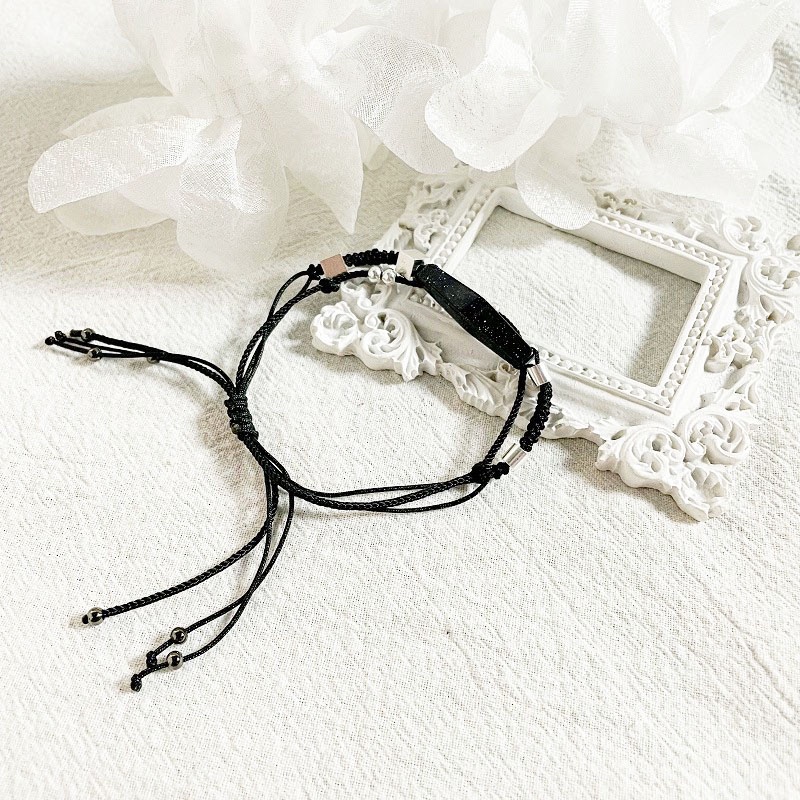 Anime game light and night bracelet sariel osborn diy hand woven couple bracelet cosplay phụ kiện