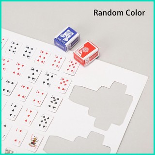 Bộ bài mini bộ bài vui nhộn poker siêu nhỏ bộ bài poker ngón tay nhà búp bê phụ kiện đồ chơi trang trí cho hjuvn