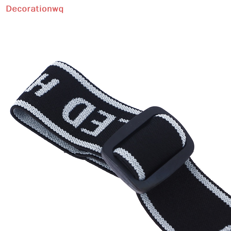 Trang tríwq dây đai đeo đầu đàn hồi cho đèn pha led đèn trước xe đạp đèn trước có thể điều chỉnh đa năng dây đeo đầu có độ đàn hồi cao băng đô phía trước mới