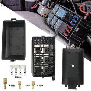 Hộp cầu chì ô tô 6-way relay 6-khe cắm cầu chì hộp đựng cầu chì cho ô tô hàng hải