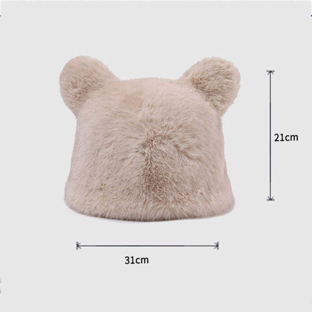 Mũ che tai vải nhung lông tai gấu Thời Trang Mùa Đông Cho Nữ 9Sir hot)