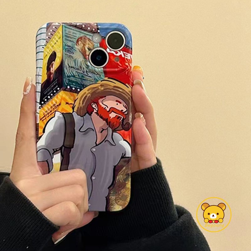 Ốp Điện Thoại Cứng Họa Tiết Tranh Van Gogh Cho iPhone 14 Plus 14 13 12 11 Pro Max XS Max XR X 8 7 Plus SE 2020 Ốp Lưng Điện Thoại Bảo Vệ Toàn Diện Ống Kính Vỏ Phim Mịn Nghệ Thuật Van Gogh Hoa Hướng Dương