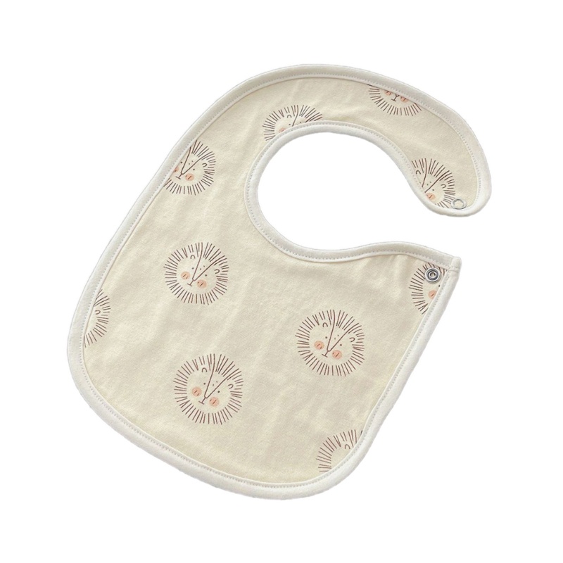 Yếm Ăn Vải Cotton Chống Thấm Nước Tiện Dụng Cho Bé Sơ Sinh