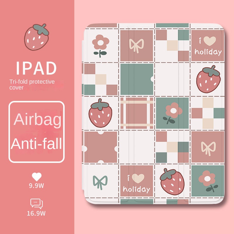 Ốp Máy Tính Bảng Tpu Mềm Hình Trái Cây Cho Ipad Gen 10 2022 9.7 2016 / 2017 Pro 11 10.5 12.9 Pad 5 / 6 / 7 / 8 / 9th Gen 2017 / 2018 2020 Mini 4 / 5