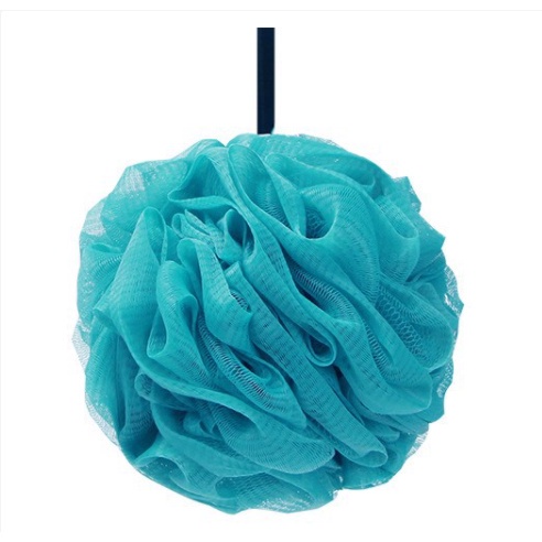 Bông Tắm Tròn Tạo Bọt Có Dây Treo Siêu Mềm Cao Cấp, Bông Tắm Tẩy Tế Bào Chết 2 Màu Xuất Nhật