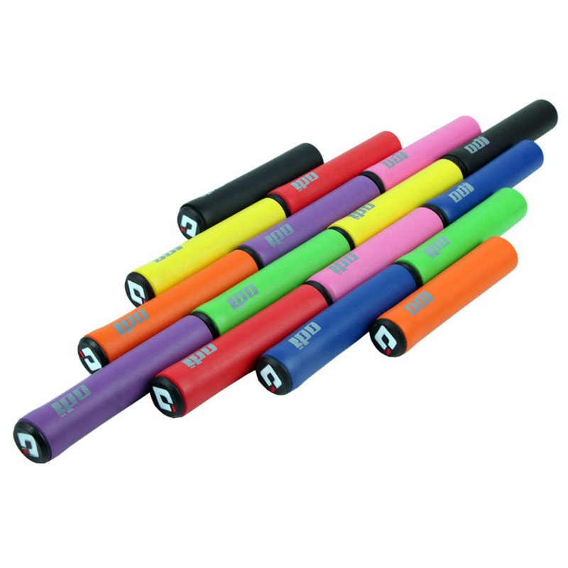 Set 2 Cặp Tay Nắm Xe Đạp Leo Núi Bằng Silicon Mềm Thấm Hút Mồ Hôi Màu Xanh Dương &amp; Tím