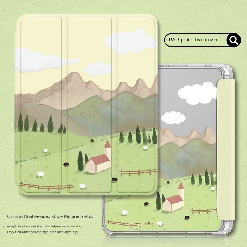 Bao Da Máy Tính Bảng In Hình Phong Cảnh Cho IPad 2021 10.2 Inch 9th Gen10 2022 IPad 8th 7th 6th 5th Generation Pro 9.7 Air 1 2 3 4 Mini 6