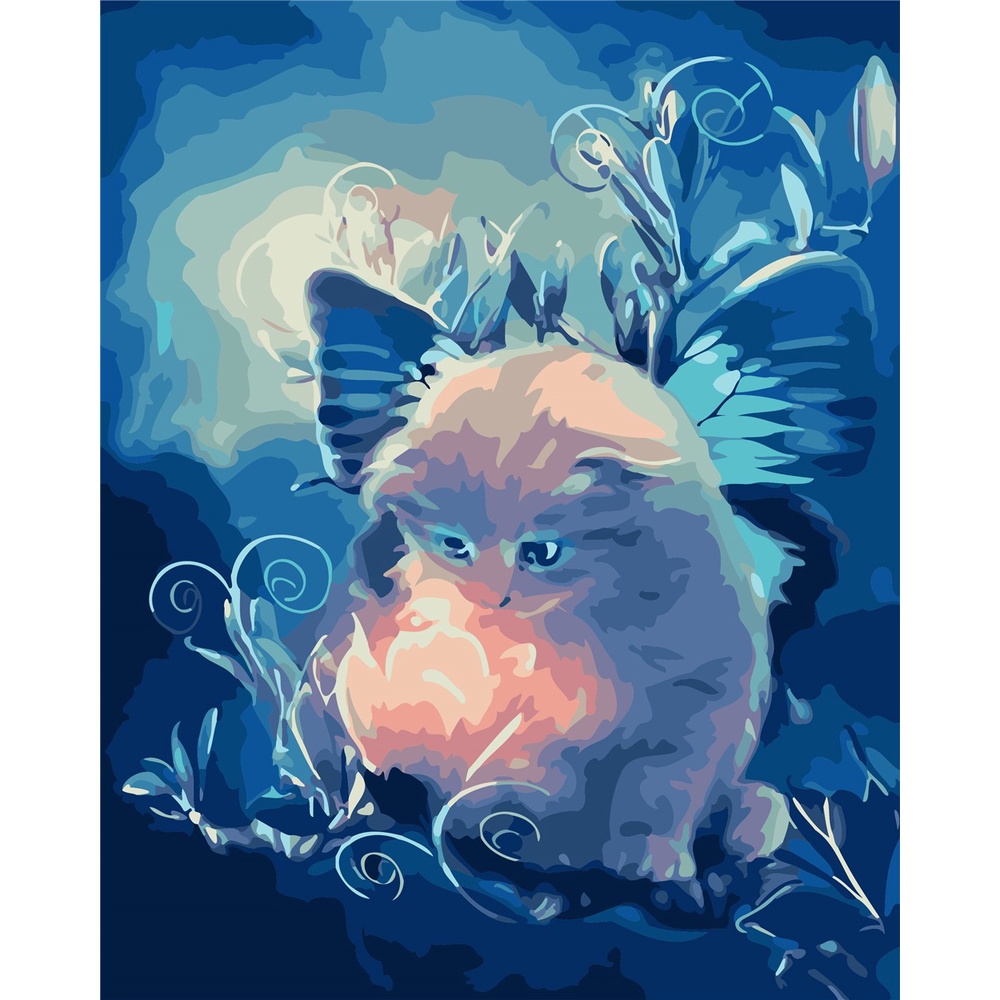 Tranh Sơn Dầu Tổng Hợp Hình Nữ Hoàng 40x50cm Kèm Khung 23063