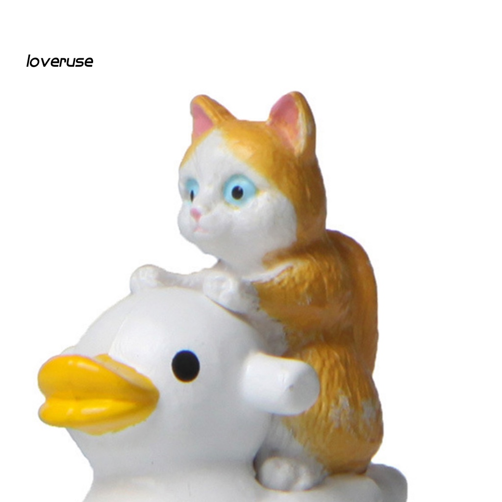 Đồ trang trí Chú Mèo Hoạt Hình Mini Để Bàn Trang Trí
