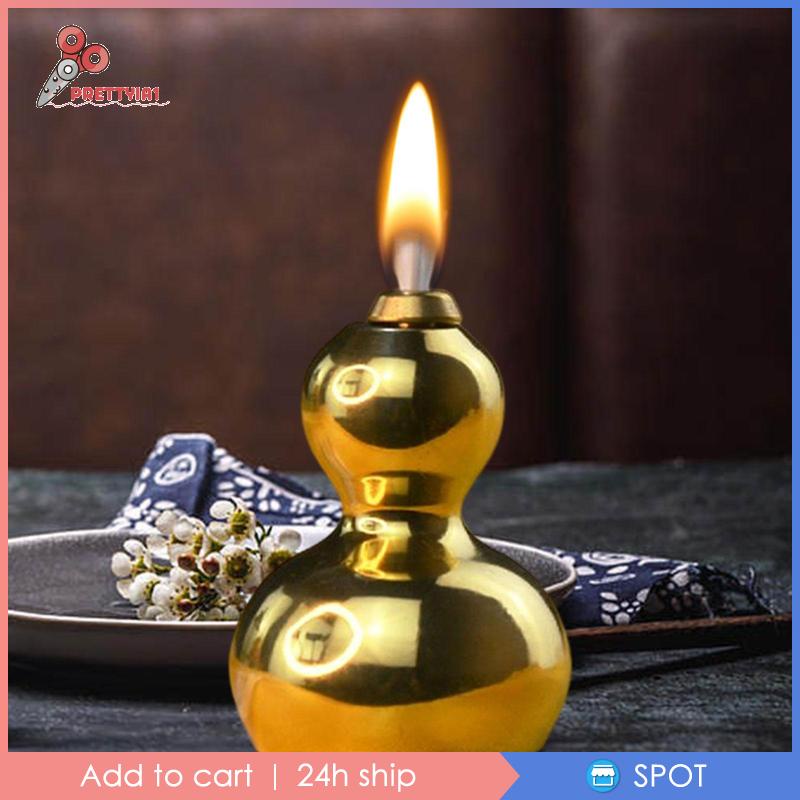 [Prettyia1] Giá Đỡ Đèn Bơ Bằng Hợp Kim Bấc Cỡ Lớn Phong Cách Phật Giáo