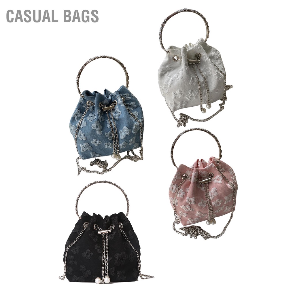 Có hàng sẵn Túi Xách Giả Da Họa Tiết Hoa Thời Trang Nữ Tính