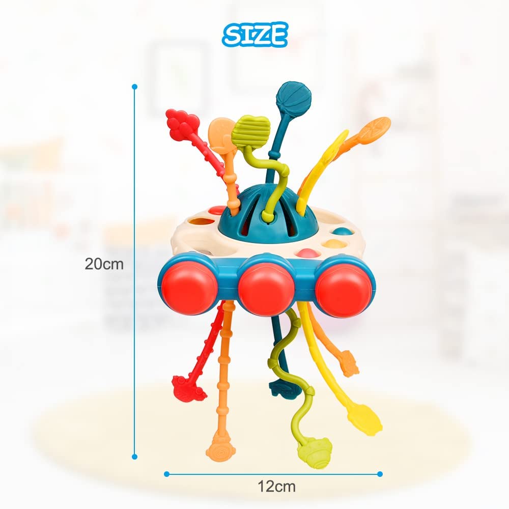 Đồ Chơi Đĩa Bay UFO Cảm Biến Bằng Silicone 18m + Cho Bé