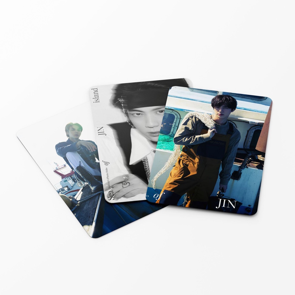 BTS JIN Sea of Island Photocard Lomo Card 55 chiếc / hộp