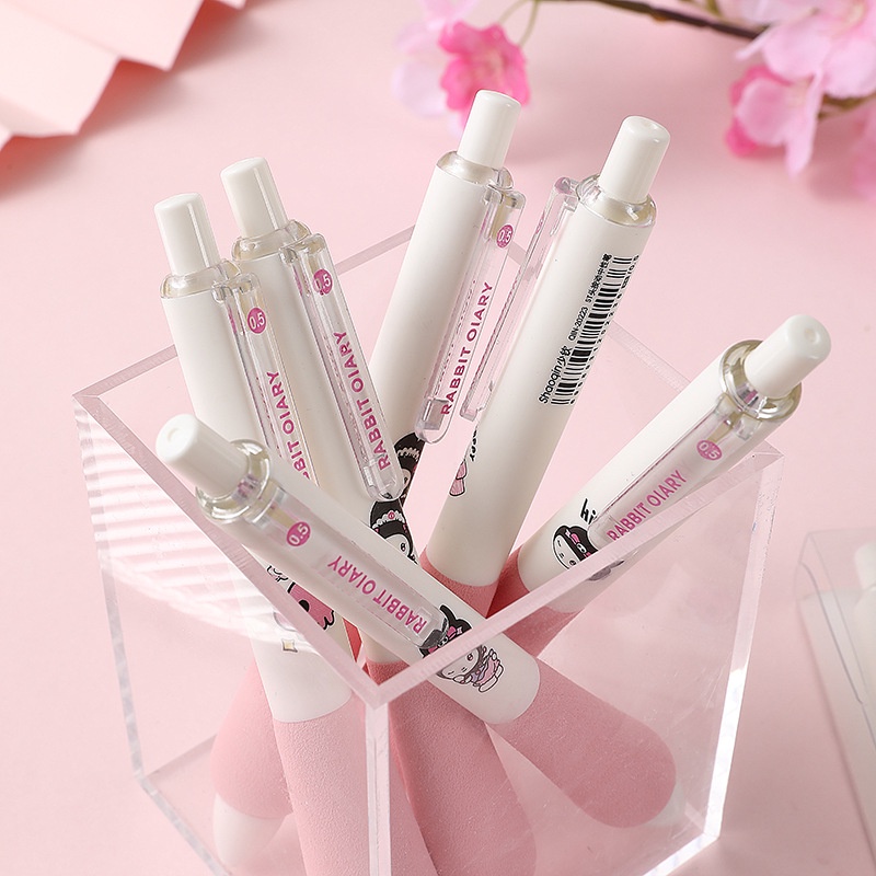 Set 6 Bút Mực Đen Ngòi 0.5mm