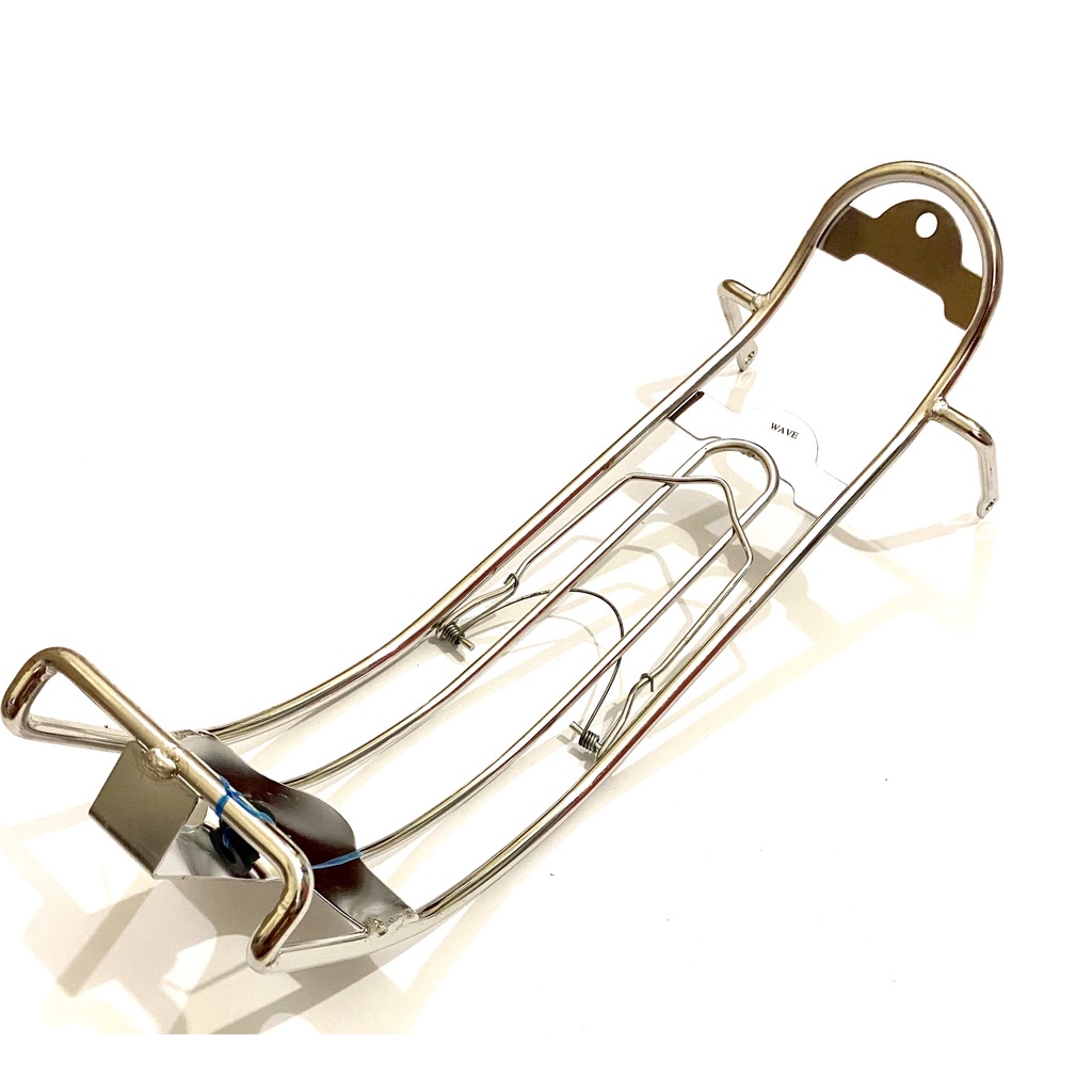 Baga xuồng inox, baga chuối trắng Wave a 110, 50cc, 100cc, Wave Thái Zx
