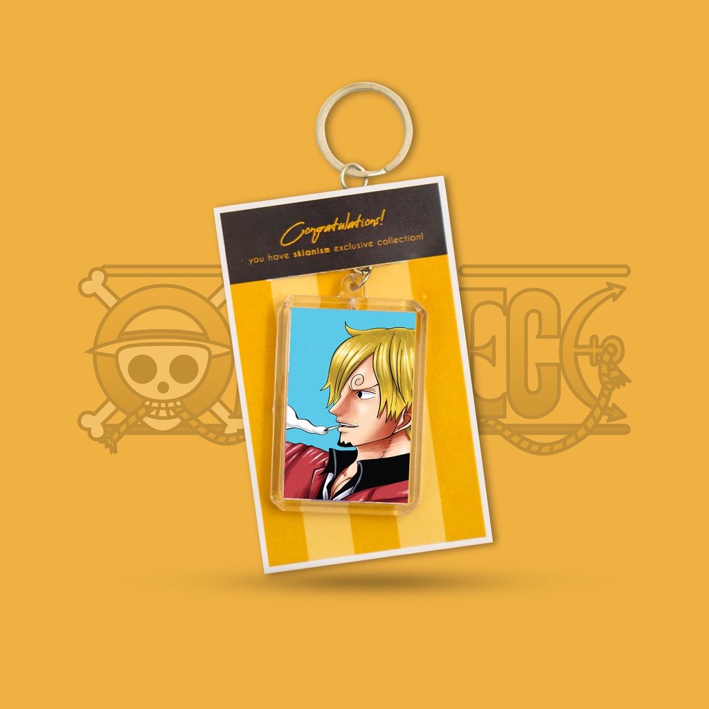 [ KEYCHAIN ] Móc Khóa Nhân Vật Anime One Piece Character - Wano Version | Gantungan | Chất Liệu Mica