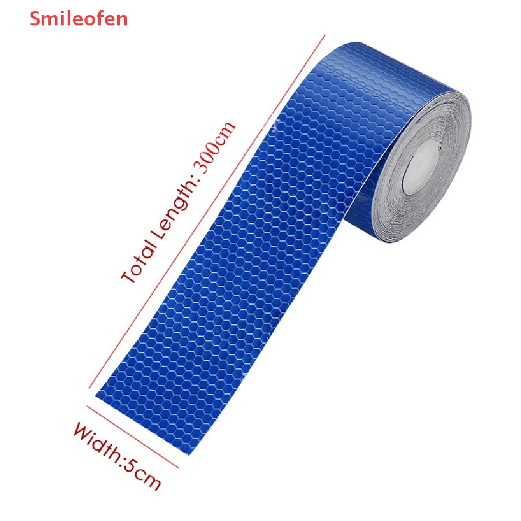Cuộn Băng Keo Dán Phản Quang Cảnh Báo An Toàn Cho Xe Hơi Kích Thước 5cm * 300cm