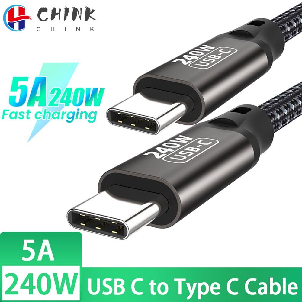 Cáp Truyền Dữ Liệu Tốc Độ Cao 48V 5A Từ Đầu Cắm USB C Sang Cổng Cắm USB Type C