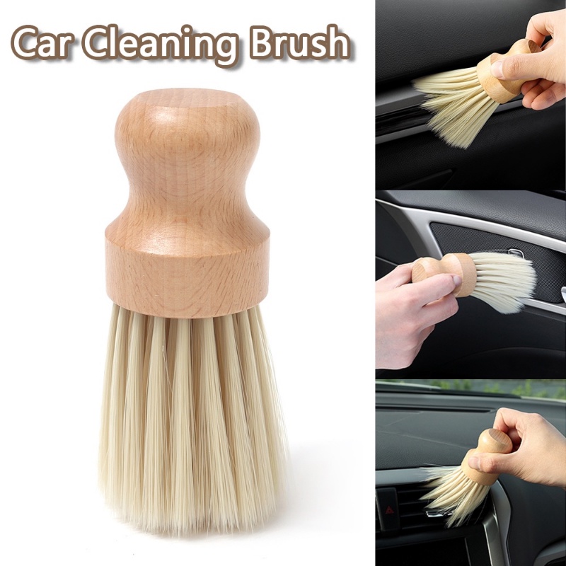 1 Bàn Chải Lông Mềm Quét Bụi Làm Sạch Lỗ Thông Gió Xe Hơi / Nhà Cửa / Văn Phòng