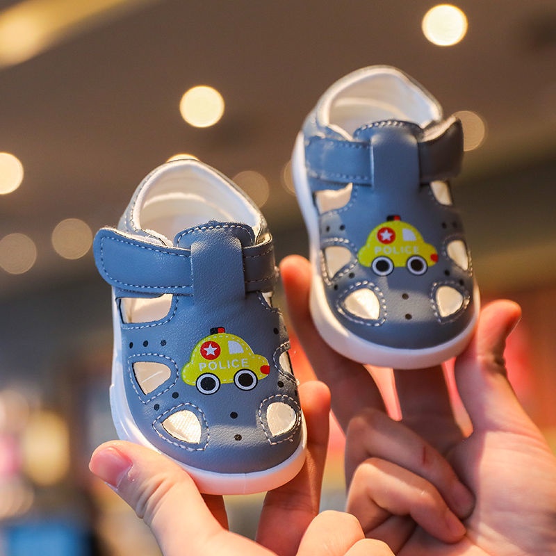 ✨Hàng Có Sẵn! Hộp Đựng Tai Nghe✨ Giày Sandal Đế Mềm Thoáng Khí Thời Trang Mùa Hè Dành Cho Bé Trai 1-3 - 2 Tuổi